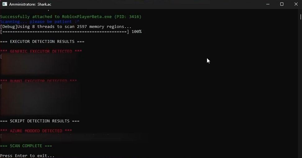 Shark.ac AntiCheat Screenshot